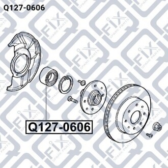 Фото 3 - Підшипник маточини Q-fix Q1270606