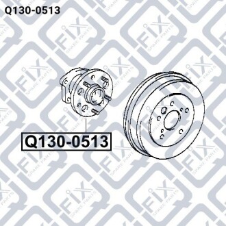 Фото 3 - Підшипник маточини Q-fix Q1300513