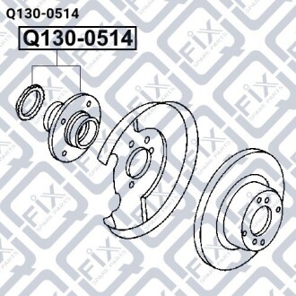 Фото 3 - Підшипник маточини Q-fix Q1300514