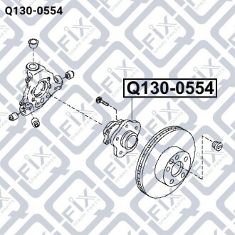 Фото 3 - Підшипник маточини Q-fix Q1300554