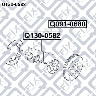 Фото 3 - Підшипник маточини Q-fix Q1300582