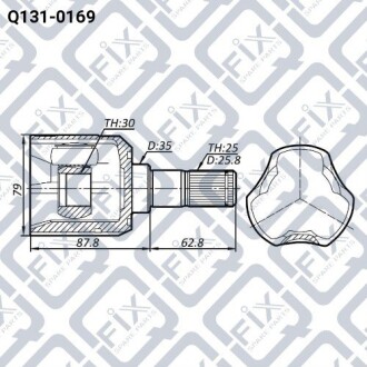 Фото 2 - ШРУС Q-fix Q1310169