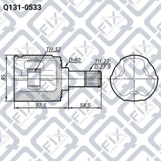 Фото 2 - ШРУС Q-fix Q1310533