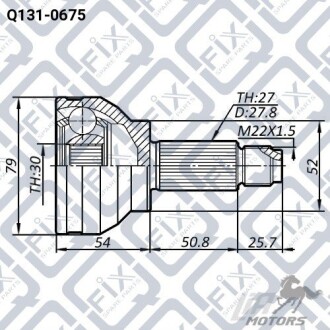 Фото 2 - ШРУС Q-fix Q1310675