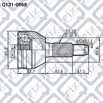 Фото 2 - ШРУС Q-fix Q1310968