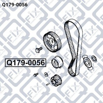 Фото 3 - Натяжний ролик ременя ГРМ Q-fix Q1790056