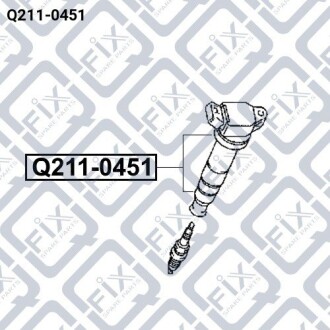 Фото 3 - Катушка зажигания Q-fix Q2110451