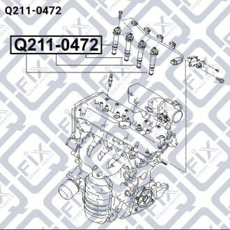 Фото 3 - Катушка зажигания Q-fix Q2110472