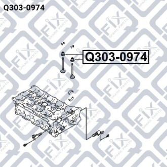Фото 3 - Сальники клапанів Q-fix Q3030974
