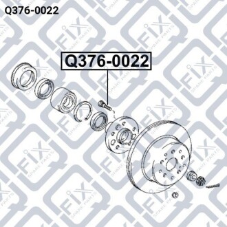 Фото 3 - Болт/гайка кріплення колеса Q-fix Q3760022