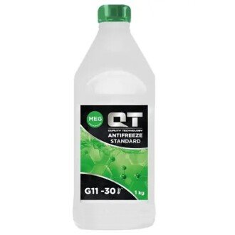 Антифриз MEG Standard G11 Ready-mix -30°C зеленый, 1л - QT-OIL QT552301