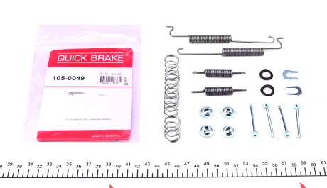 Фото 2 - Комплектуюча колодок QUICK BRAKE 105-0049 (1050049)