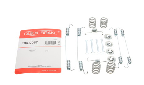Комплект пружинок колодок ручника Renault Captur II 20- - QUICK BRAKE 105-0057