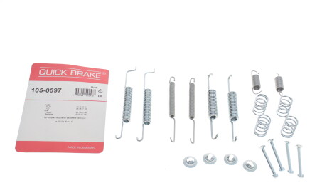 Фото 2 - Комплектуюча колодок QUICK BRAKE 105-0597 (1050597)