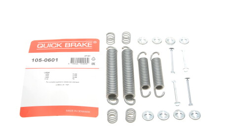 Фото 2 - Комплектуюча колодок QUICK BRAKE 105-0601 (1050601)