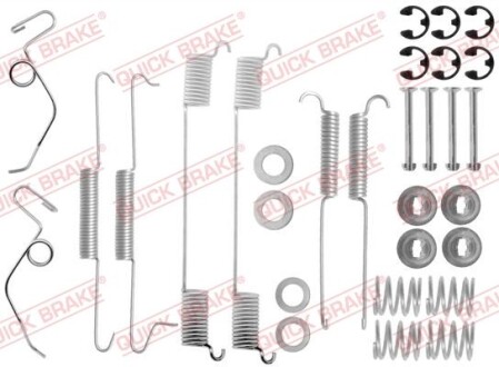 Монтажный комплект дисковых колодок - QUICK BRAKE 1050625