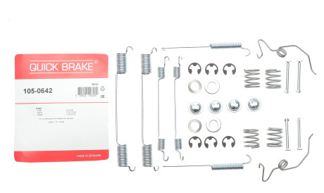 Фото 2 - Комплектующая колодок QUICK BRAKE 105-0642 (1050642)