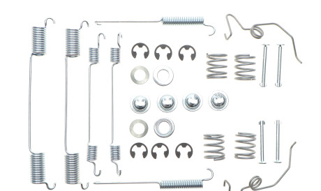 Комплект пружинок колодок ручника Ford Transit 86-91 (254x70) - QUICK BRAKE 105-0642