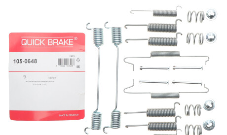 Фото 2 - Комплектуюча колодок QUICK BRAKE 105-0648