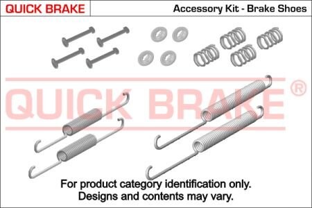 Комплект пружинок колодок ручного гальма - QUICK BRAKE 105-0650