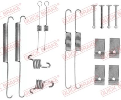 Zestaw montaowy ESCORT VAN do szczъk 228,6X45 LUCAS /T/ 90-95 - QUICK BRAKE 1050688