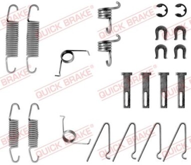 Комплект приладдя, гальмівна колодка - QUICK BRAKE 105-0703