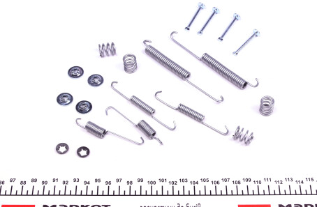 Фото 2 - Комплектуюча колодок QUICK BRAKE 105-0754 (1050754)