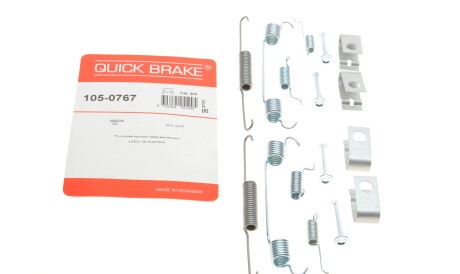 Комплект пружинок колодок ручника Mazda 323 89-98 - QUICK BRAKE 105-0767