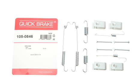 Фото 2 - Комплектуюча колодок QUICK BRAKE 105-0846 (1050846)