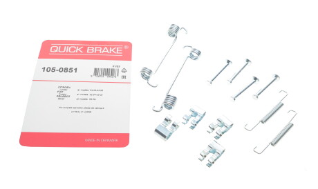 Комплект пружинок колодок стояночного гальма - (4241L1, 4241L9, 4241N0) QUICK BRAKE 105-0851