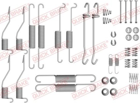 Sprкїynki do szczкk ham. mazda - QUICK BRAKE 105-0852