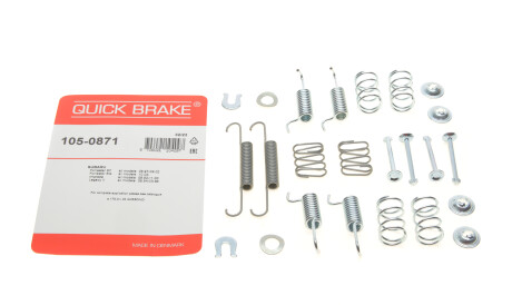 Фото 2 - Комплектуюча колодок QUICK BRAKE 105-0871 (1050871)