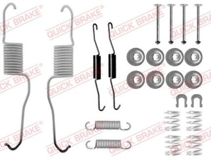 Комплект пружинок колодок ручного гальма - QUICK BRAKE 105-0886