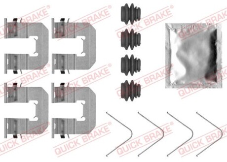 Zest. montaїowy klockуw hamulc. hyundai santa fe - QUICK BRAKE 109-0068