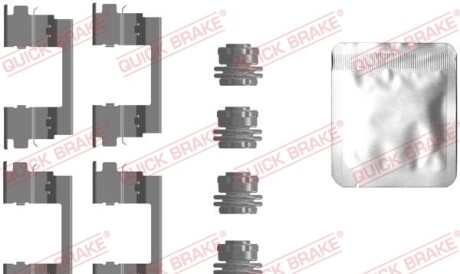 Комплектующие, колодки дискового тормоза - QUICK BRAKE 109-0096