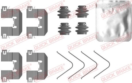 Монтажний компл.,гальм.колодки - QUICK BRAKE 109-0104