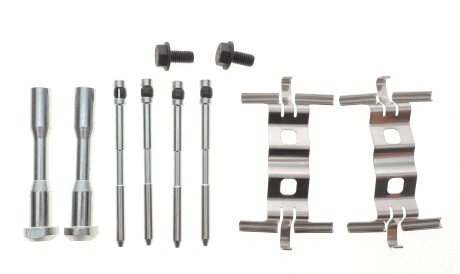 Планка супорта (переднього) прижимна (к-кт) Ford Focus III 2.3 RS AWD 15-17 - QUICK BRAKE 1090190