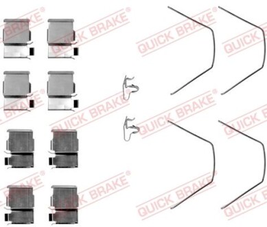 Комплектующие, колодки дискового тормоза - QUICK BRAKE 1091093