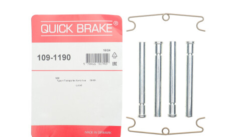 Фото 2 - Комплектуюча колодок QUICK BRAKE 109-1190 (1091190)