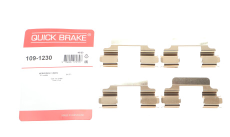 Фото 2 - Комплектуюча колодок QUICK BRAKE 109-1230 (1091230)