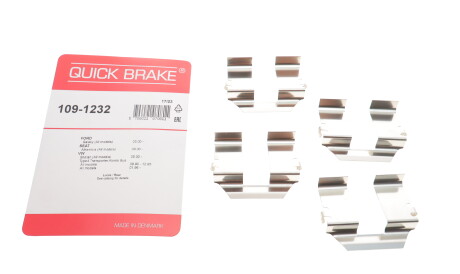Фото 2 - Комплектуюча колодок QUICK BRAKE 109-1232 (1091232)