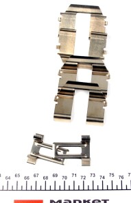 Фото 2 - Комплектуюча колодок QUICK BRAKE 109-1233 (1091233)