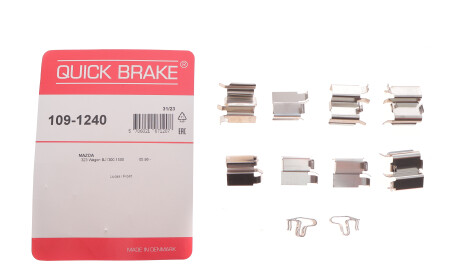 Фото 2 - Комплектуюча колодок QUICK BRAKE 109-1240 (1091240)