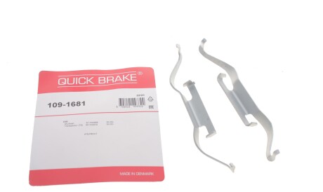 Фото 2 - Комплектуюча колодок QUICK BRAKE 109-1681 (1091681)