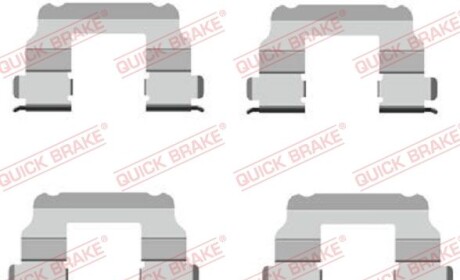 Zestaw inst.klockw ham.FIAT CROMA 05- ty /sys.LUCAS//QB/ - QUICK BRAKE 1091689