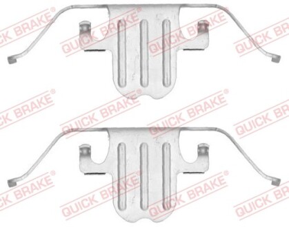 Планка супорта (переднього) прижимна (к-кт) BMW 1 (E81/E87)/3 (E90-93)/5 (E60/F - QUICK BRAKE 109-1751