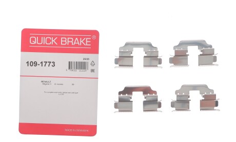Фото 4 - Комплектуюча колодок QUICK BRAKE 109-1773 (1091773)