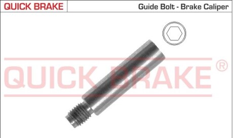 Направляющий болт, корпус скобы тормоза - QUICK BRAKE 11286