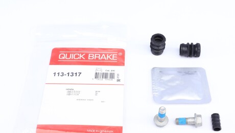 Ремкомплект направляющих суппорта переднего Honda Hyundai/Kia/Mobis Kia Nissan Toyota 88- - QUICK BRAKE 113-1317