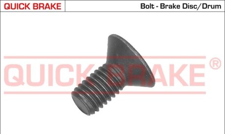 Ьruba M8x1,25 / 15,8x16,1 HEXAGON 5 - (1513408, 998310816, 007991008041) QUICK BRAKE 11665